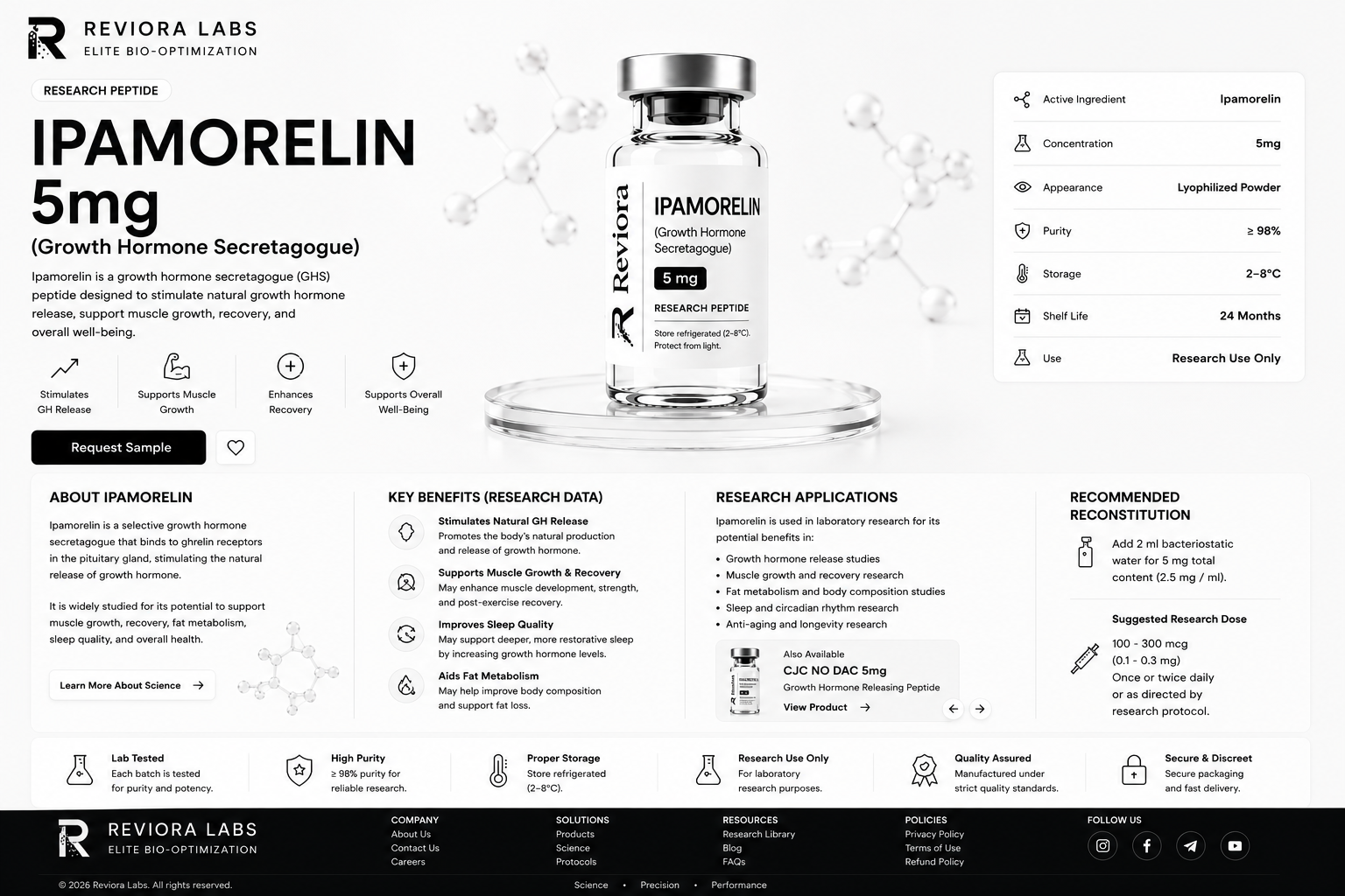 IPAMORELIN 5mg - Image 2